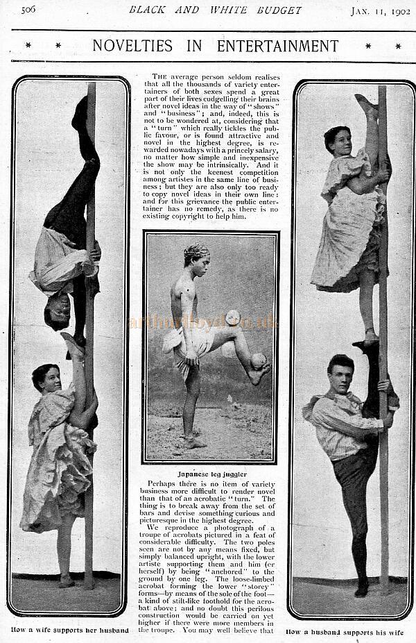 The work of the Variety Acrobat The work of the Variety Acrobat